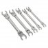 Sealey Premier Flexi-Head Flare Nut Spanner Set 5pc