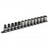 Sealey Premier Black Lock-On Socket Set 1/2