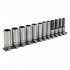 Sealey Premier Black Deep Lock-On Socket Set 3/8