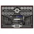 Sealey Metric Tap & Die Set Split Dies 40pc