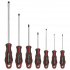 Sealey Premier GripMAX Screwdriver Set 7pc - Red