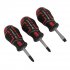 Sealey Premier GripMAX Stubby Screwdriver Set 3pc