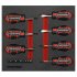 Sealey Stubby Screwdriver Set 17pc GripMAX