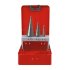 Sealey Double Flute HSS M2 Step Drill Bit Set 3pc