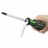 Sealey Premier Hammer-Thru Screwdriver Set 6pc - Hi-Vis Green