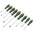 Sealey Premier Hammer-Thru Screwdriver Set 9pc - Hi-Vis Green