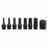 Sealey Premier Spline Impact Socket Bit Set 3/8