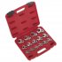 Sealey Premier Crow's Foot Open-End Spanner Set 3/8