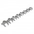 Sealey Premier Imperial Crow's Foot Spanner Set 3/8