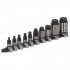 Sealey Premier Black Stubby Hex Socket Bit Set 1/4