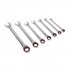 Sealey Premier Platinum Ratchet Combination Spanner Set 7pc