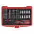 Sealey Premier Fine Tooth Ratchet Screwdriver & Accessory Set 51pc