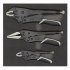 Sealey Premier Black Quick Release Locking Pliers Set 3pc