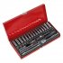 Sealey Premier Metric/Imperial Socket Set 1/4