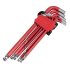 Sealey Premier Extra-Long Ball-End Hex Key Set 11pc