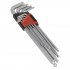 Sealey Premier Imperial Lock-On Extra-Long Ball-End Hex Key Set 9pc