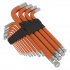 Sealey Premier Imperial Jumbo Anti-Slip Ball-End Hex Key Set 13pc