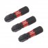 Sealey Premier Pozi Impact Power Tool Bits #3 x 25mm 3pc