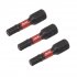 Sealey Premier Hex Impact Power Tool Bits 4 x 25mm 3pc