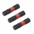 Sealey Premier Hex Impact Power Tool Bits 6 x 25mm 3pc