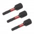 Sealey Premier TRX-Star* Impact Power Tool Bits T15 x 25mm 3pc