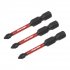 Sealey Premier Phillips Impact Power Tool Bits #1 x 50mm 3pc