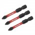 Sealey Premier Phillips Impact Power Tool Bits #2 x 50mm 3pc