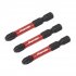 Sealey Premier Phillips Impact Power Tool Bits #3 x 50mm 3pc