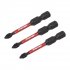 Sealey Premier Pozi Impact Power Tool Bits #1 x 50mm 3pc