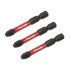 Sealey Premier Pozi Impact Power Tool Bits #3 x 50mm 3pc