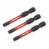 Sealey Premier TRX-Star* Impact Power Tool Bits T27 x 50mm 3pc