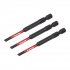 Sealey Slotted 4.5mm Impact Power Tool Bits 75mm - 3pc