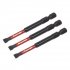 Sealey Slotted 5.5mm Impact Power Tool Bits 75mm - 3pc