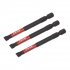 Sealey Premier Slotted Impact Power Tool Bits 6.5 x 75mm 3pc