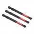 Sealey Premier Slotted Impact Power Tool Bits 6.5 x 75mm 3pc