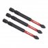 Sealey Premier Pozi Impact Power Tool Bits #2 x 75mm 3pc