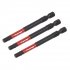 Sealey Premier Hex Impact Power Tool Bits 5 x 75mm 3pc