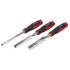 Sealey Premier Hammer-Thru Wood Chisel 3pc Set