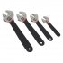 Sealey Premier Adjustable Wrench Set Ni-Fe Finish 4pc