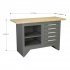 Sealey Workbench with 5 Drawers Ball-Bearing Slides Heavy-Duty