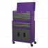 Sealey Topchest & Rollcab Combination 6 Drawer with Ball-Bearing Slides - Purple/Grey