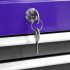 Sealey Topchest & Rollcab Combination 6 Drawer with Ball-Bearing Slides - Purple/Grey