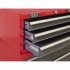 Sealey American PRO Mid-Box Tool Chest 3 Drawer - Red/Grey