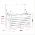 Sealey American PRO Topchest 5 Drawer - Red