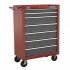 Sealey Rollcab 7 Drawer with Ball-Bearing Slides - Red/Grey