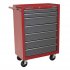 Sealey Rollcab 7 Drawer with Ball-Bearing Slides - Red/Grey