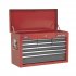 Sealey American PRO Topchest 9 Drawer with 205pc Tool Kit - Red/Grey