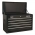 Sealey American PRO Topchest 5 Drawer with 272pc Tool Kit - Black