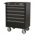 Sealey Rollcab 6 Drawer with Ball-Bearing Slides - Black