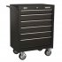 Sealey Rollcab 6 Drawer with Ball-Bearing Slides - Black